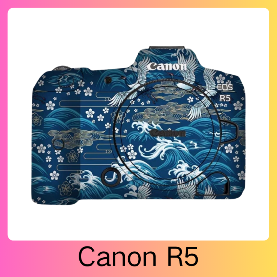 Corpo da Canon R5 - Pele câmera, adesivo câmera - com alta resistência a arranhões, à prova d'água e com design elegante.